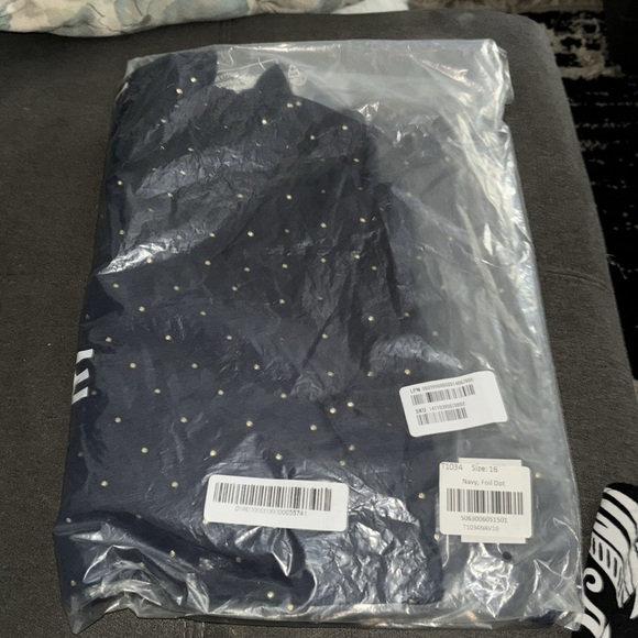 Joseph Ribkoff Navy Long Sleeve Blouse NWT Plus Sz 16 - Picture 4 of 5